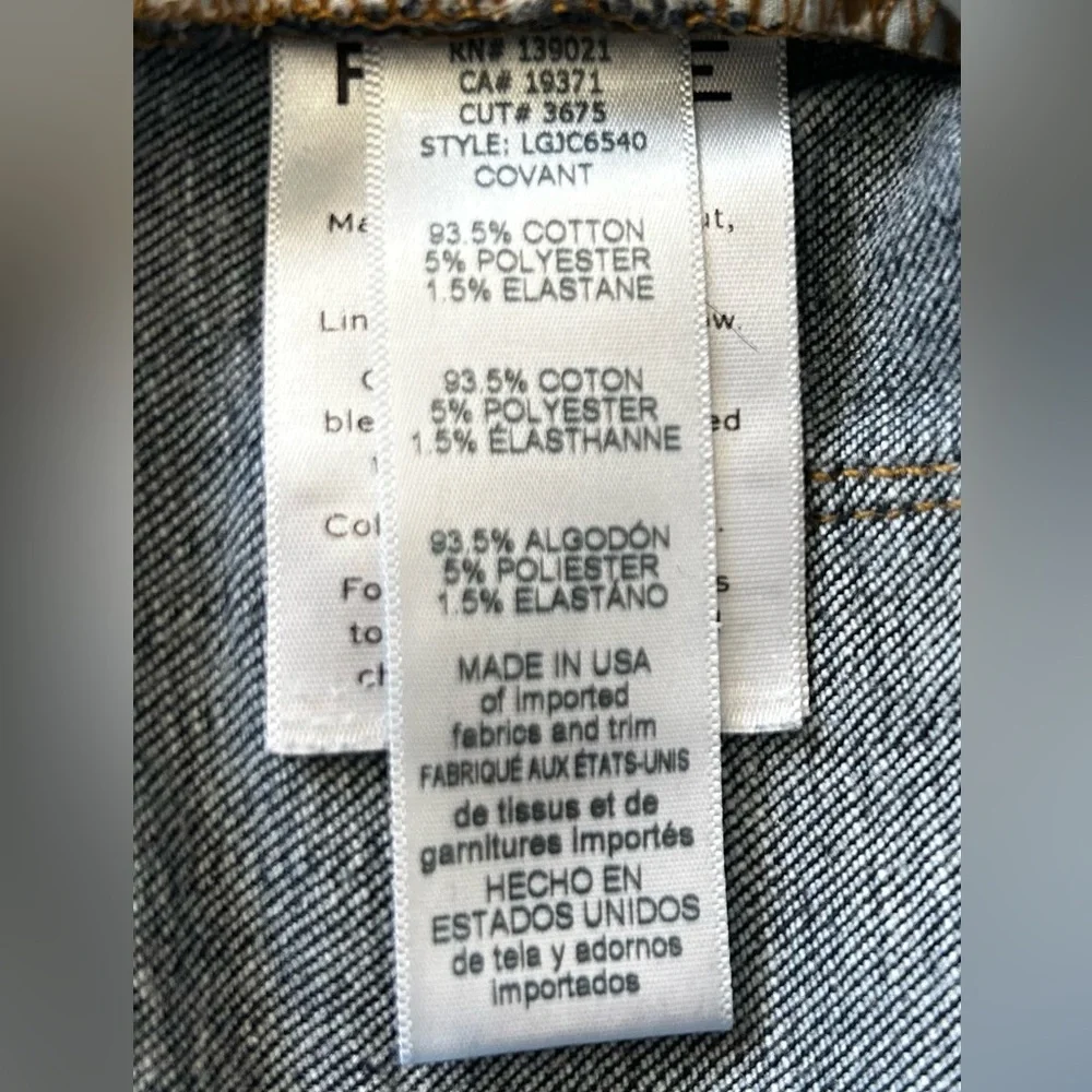 FRAME Le Garçon Crop Distressed Jeans Dark Wash Women’s 27 Host Pick - Picture 5 of 6
